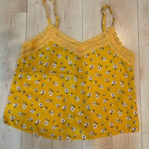 Hollister Yellow Crop Top